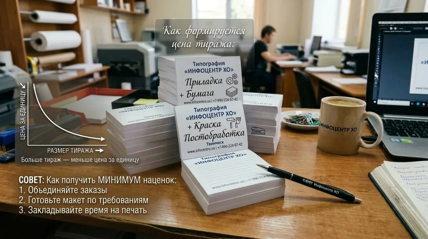 Что влияет на стоимость тиража