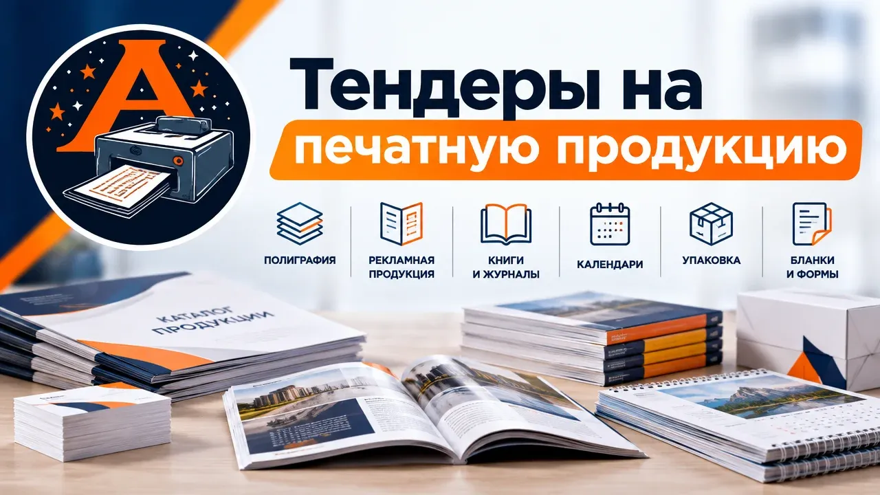 Tендеры на печатную продукцию