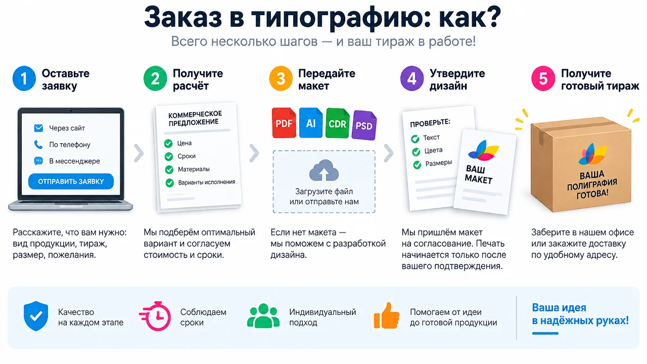 Заказ в типографию: как?